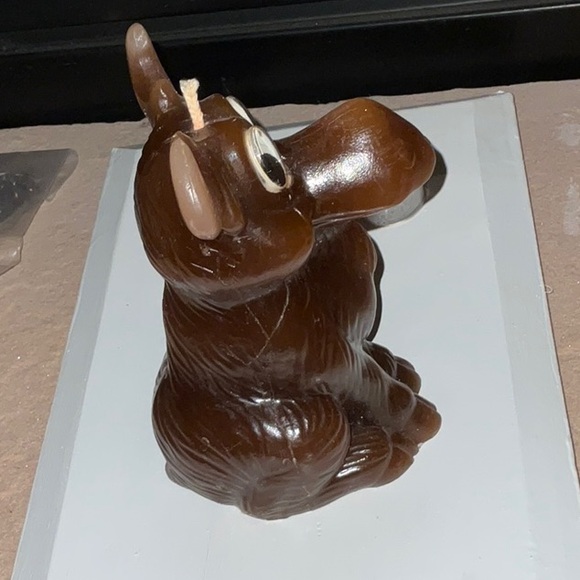 Moose Anthropomorphist Moulded Candle Vintage - Picture 4 of 16
